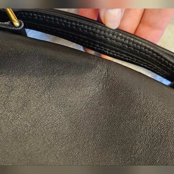 Coach Station crossbody messenger crossbody 1990's Blk Vintage #5130 - Picture 10 of 10